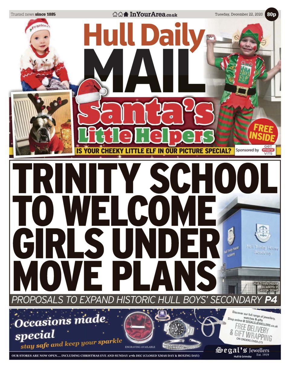 Hull Daily MailDecember 22, 2020 Magazine Get your Digital Subscription