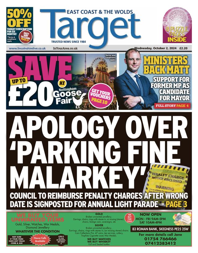 East Coast and The Wolds Target