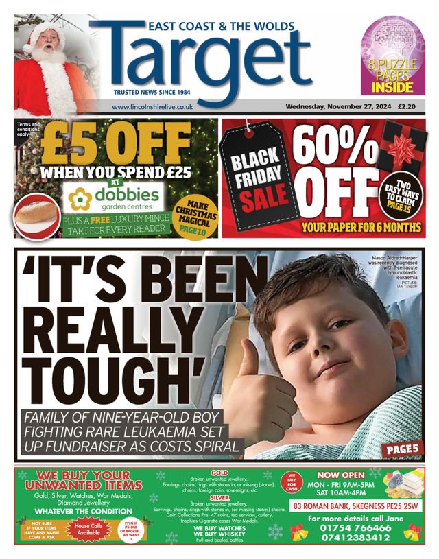 East Coast and The Wolds Target