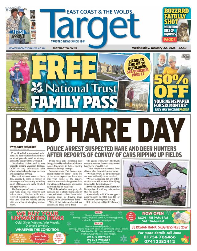 East Coast and The Wolds Target