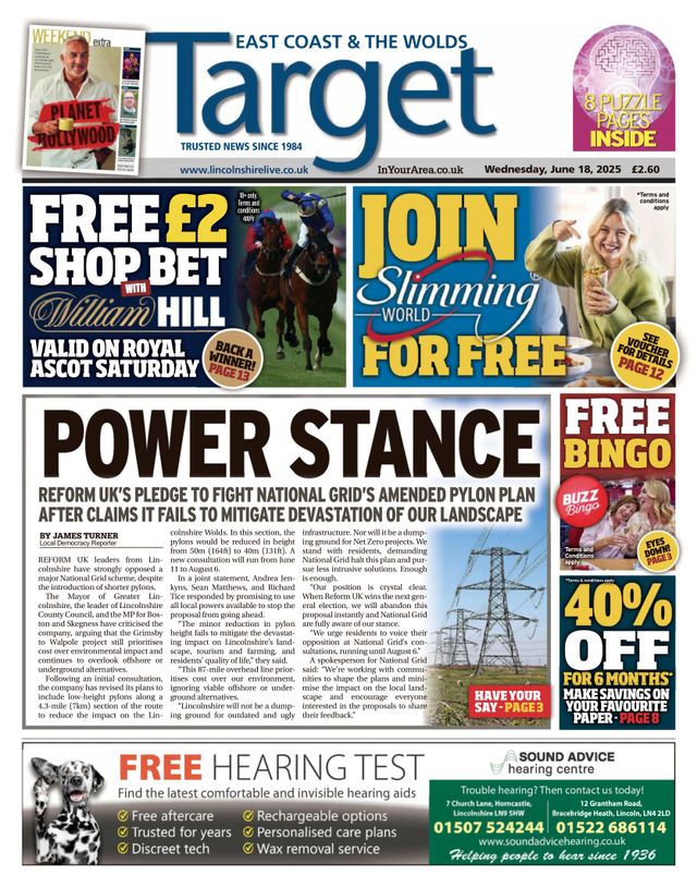 East Coast and The Wolds Target