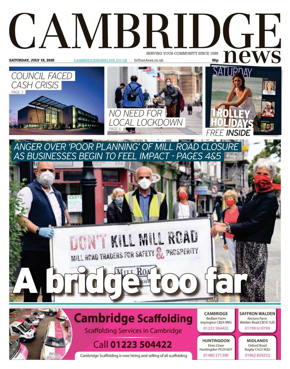 Cambridge NewsJuly 18, 2020 Newspaper Get your Digital Subscription