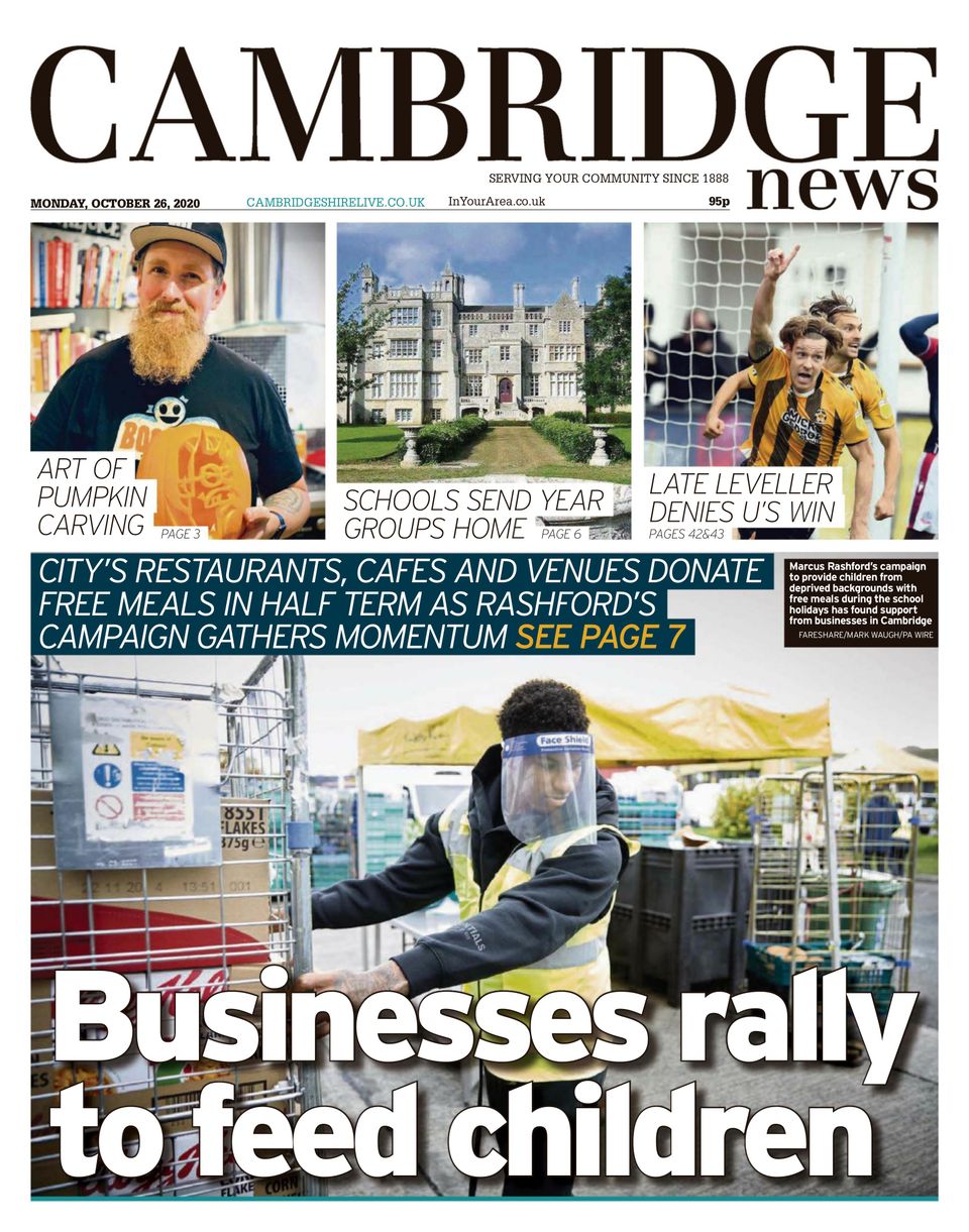 Cambridge NewsOctober 26, 2020 Newspaper Get your Digital Subscription