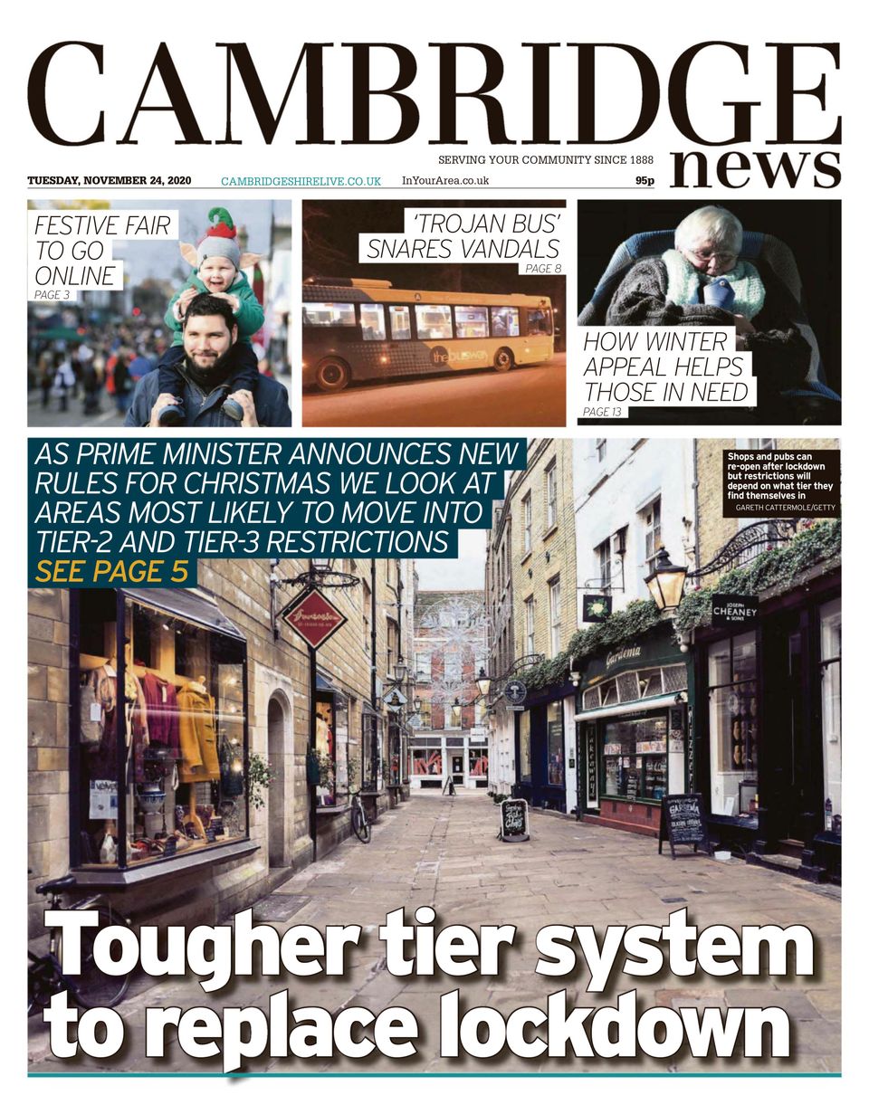 Cambridge NewsNovember 24, 2020 Newspaper Get your Digital Subscription