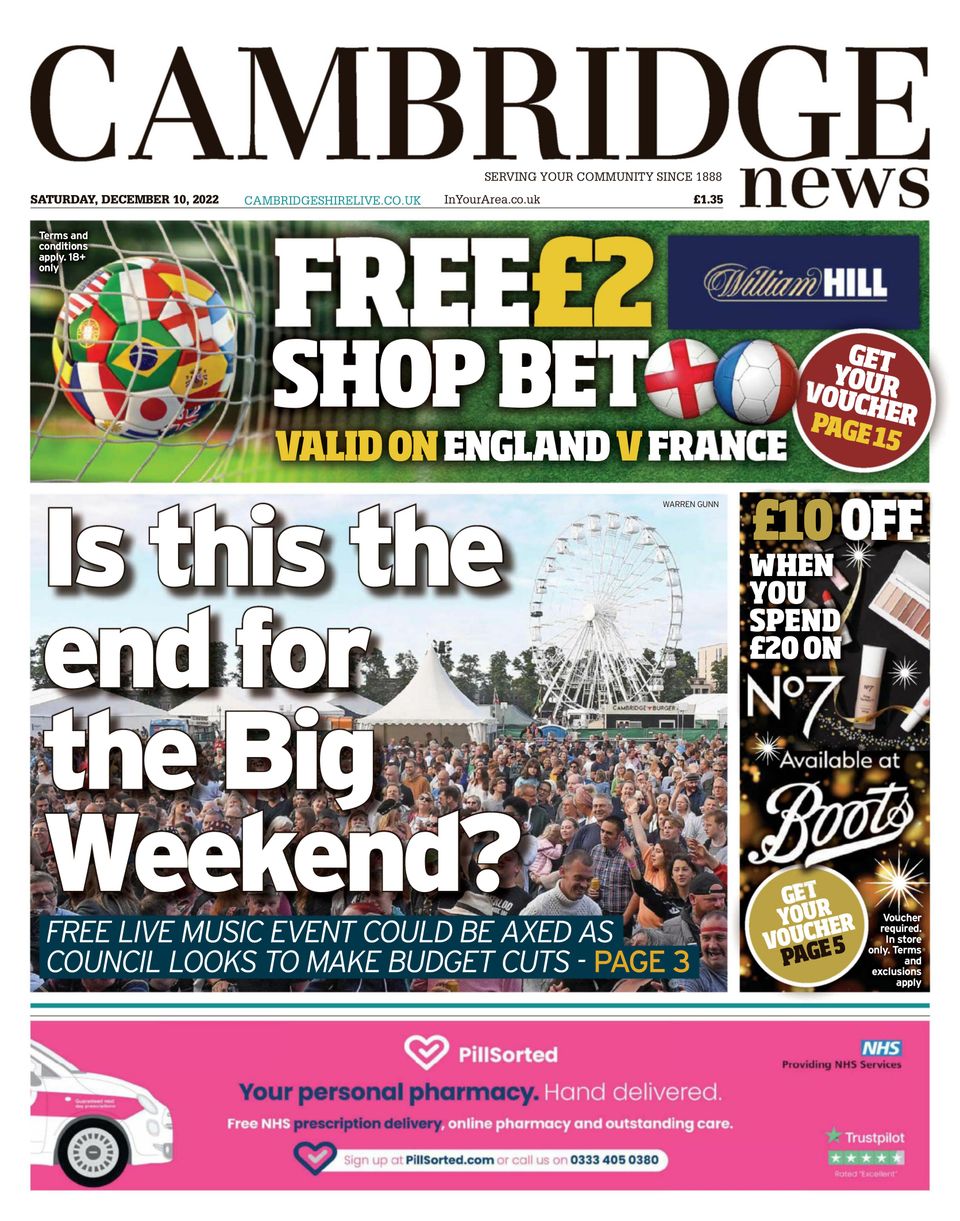 Cambridge NewsDecember 10, 2022 Newspaper Get your Digital Subscription