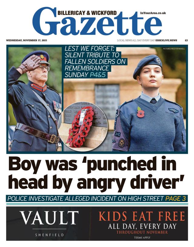 Billericay & Wickford Gazette
