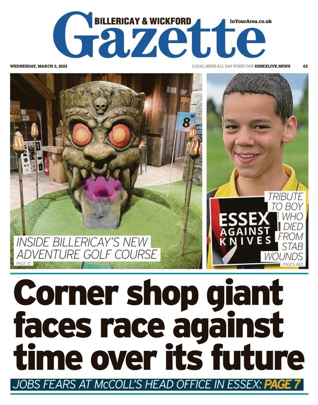 Billericay & Wickford Gazette