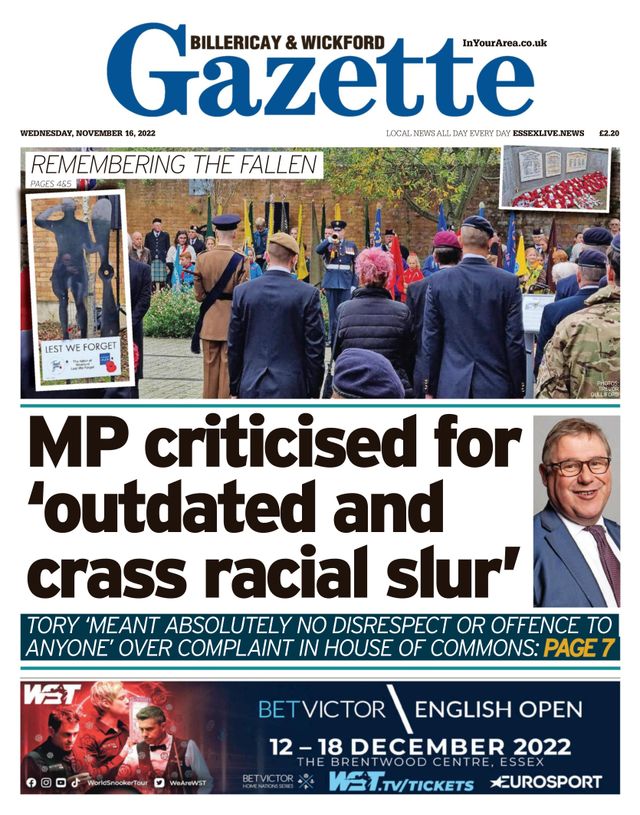 Billericay & Wickford Gazette