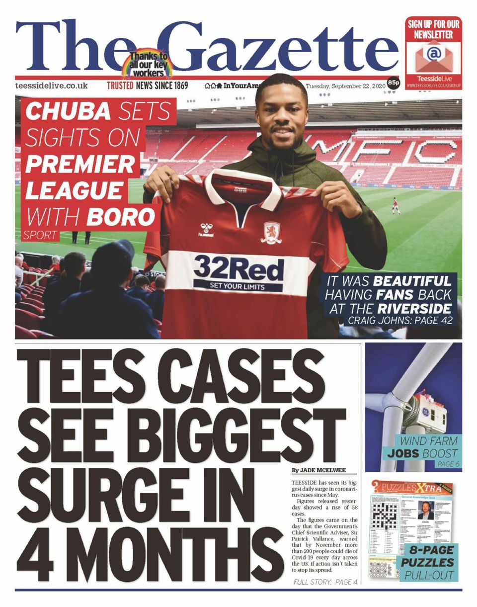 The GazetteSeptember 22, 2020 Newspaper Get your Digital Subscription