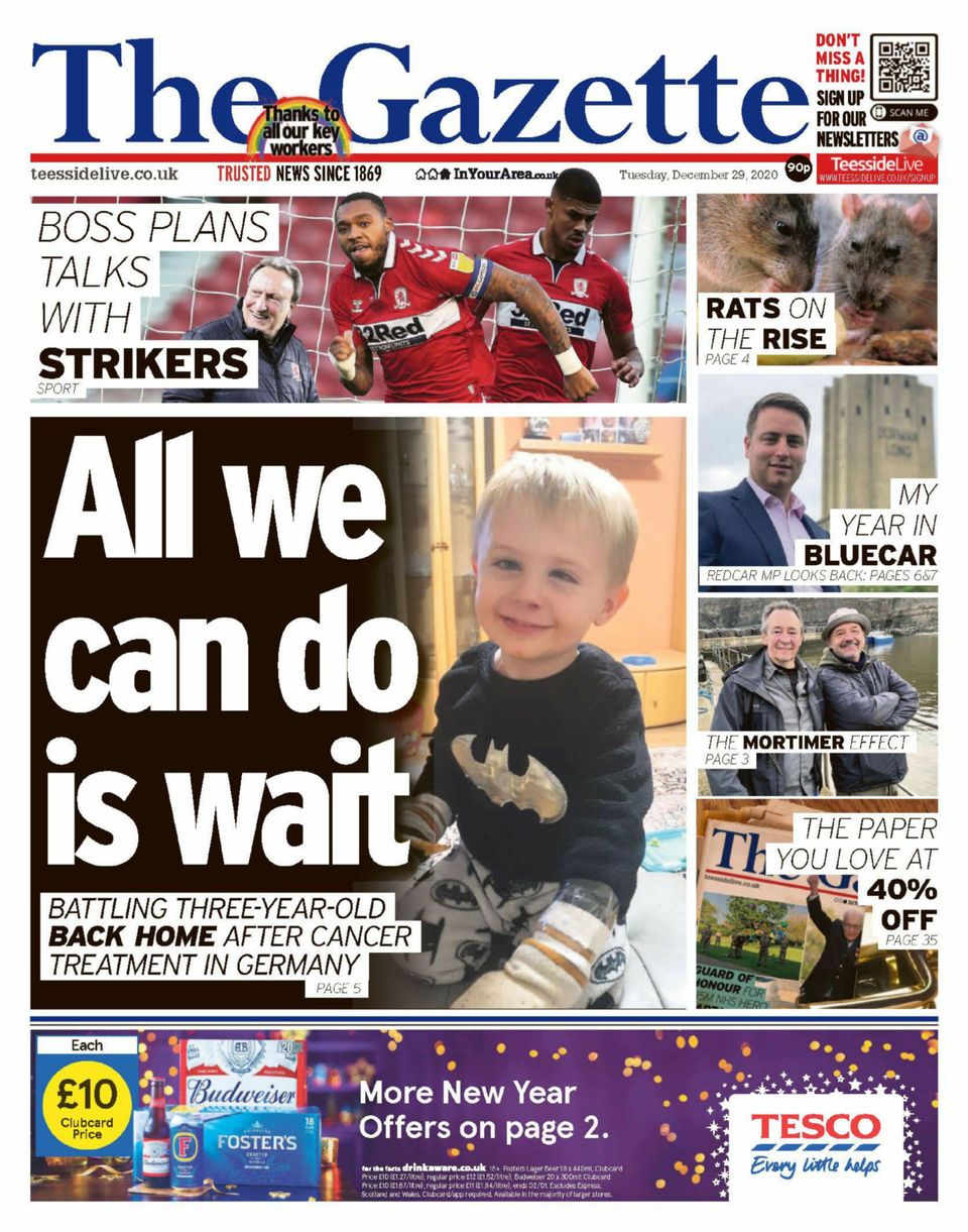 The GazetteDecember 29, 2020 Newspaper Get your Digital Subscription