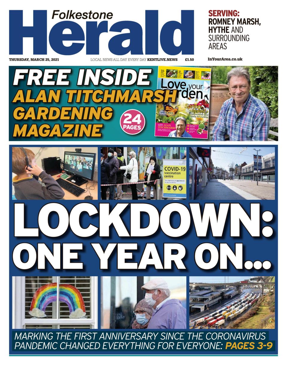 Folkestone HeraldMarch 25, 2021 Newspaper Get your Digital Subscription