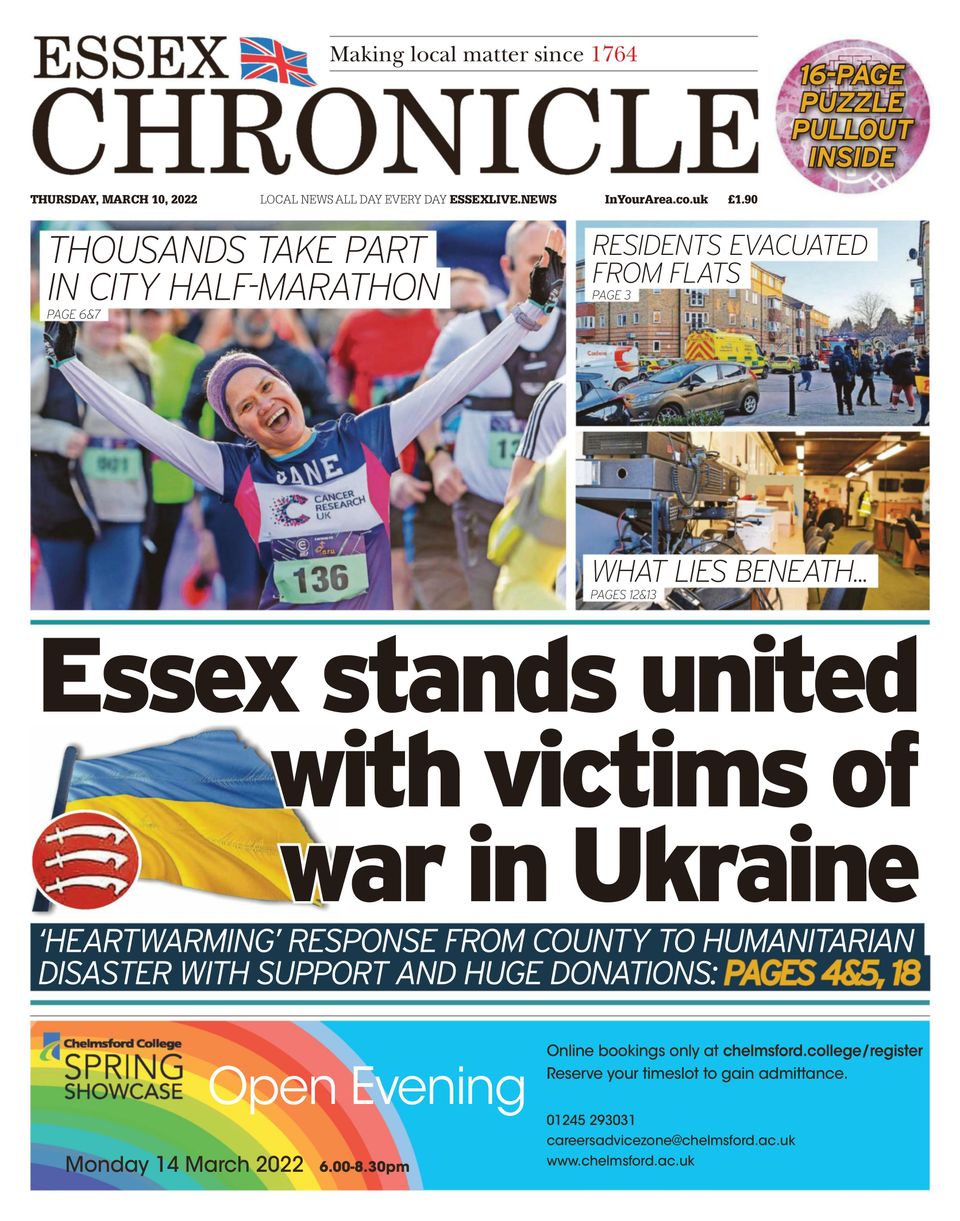 Essex ChronicleMarch 10, 2022 Newspaper Get your Digital Subscription