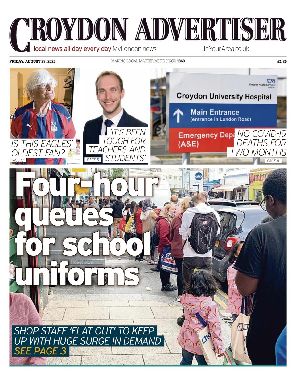 Croydon AdvertiserAugust 28, 2020 Newspaper Get your Digital