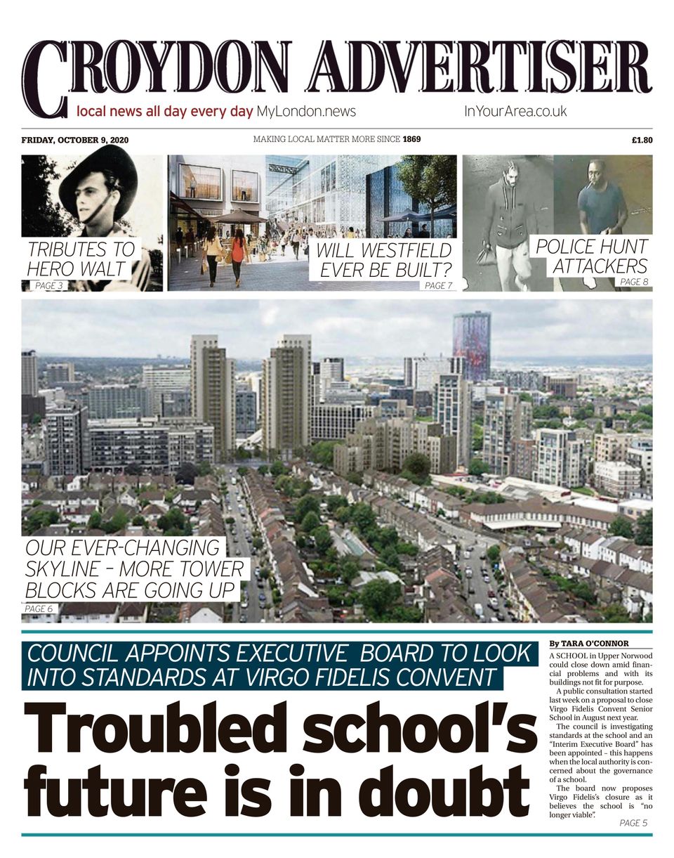 Croydon AdvertiserOctober 09, 2020 Newspaper Get your Digital