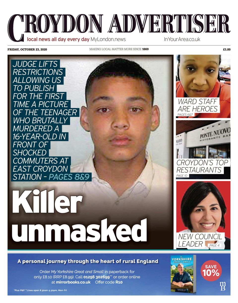 Croydon AdvertiserOctober 23, 2020 Newspaper Get your Digital
