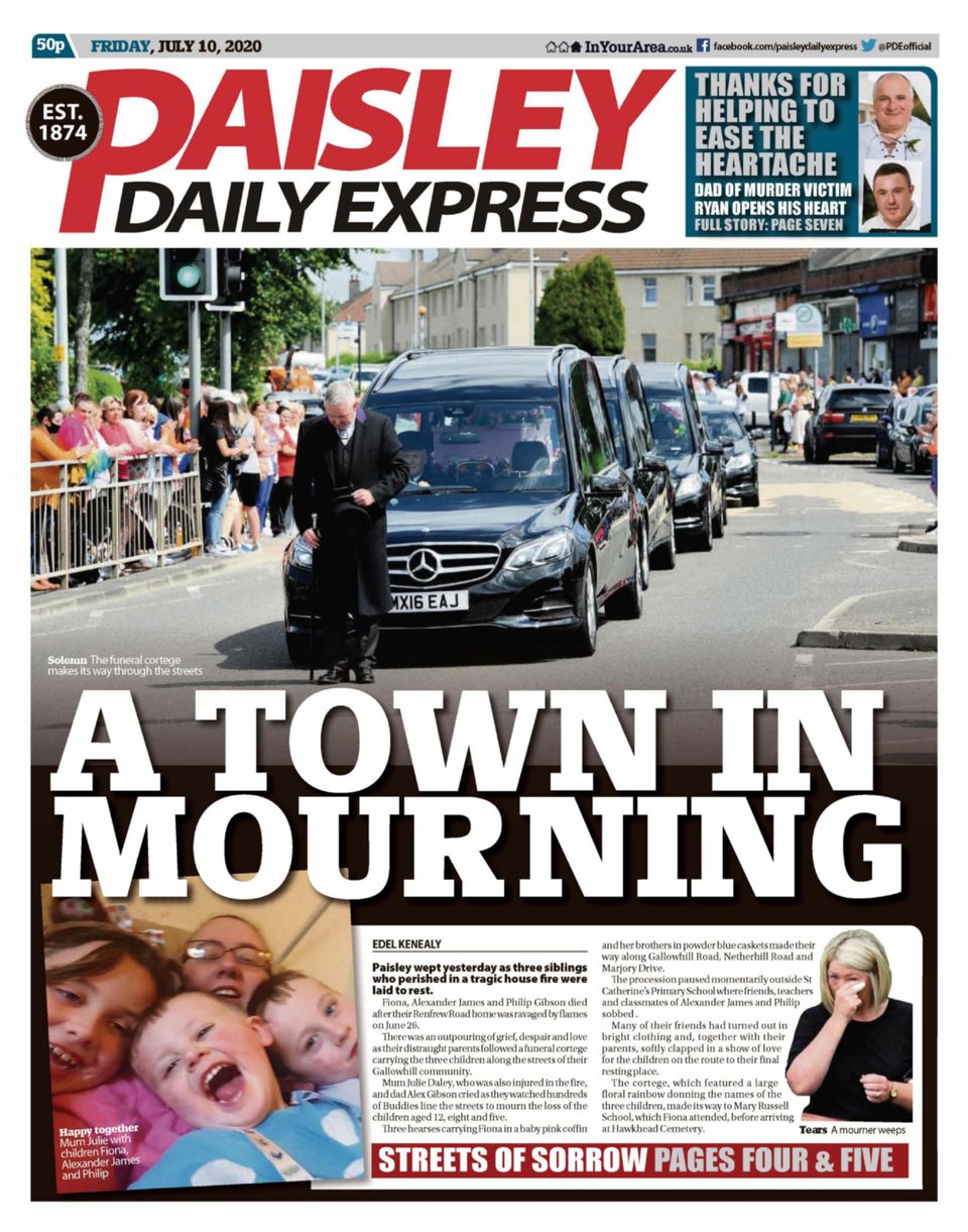 Paisley daily express july 10 2020 newspaper get your digital