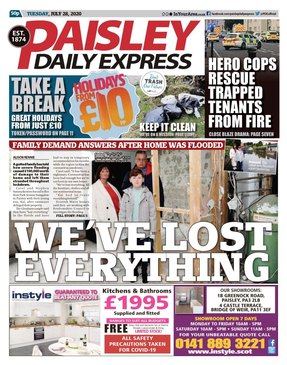 Paisley Daily ExpressJuly 28, 2020 Newspaper Get your Digital