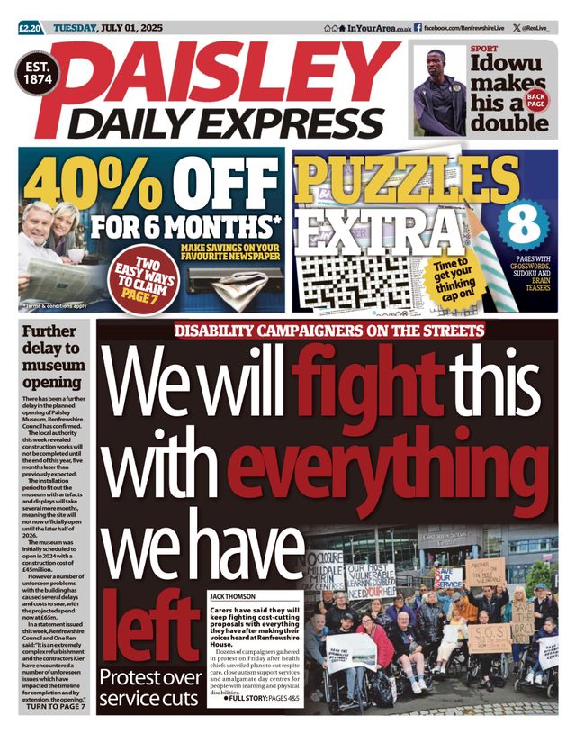 Paisley Daily Express