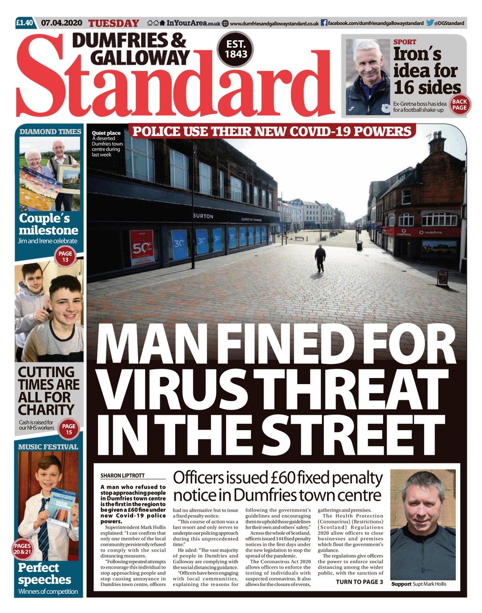 Dumfries and Galloway StandardApril 7, 2020 Newspaper