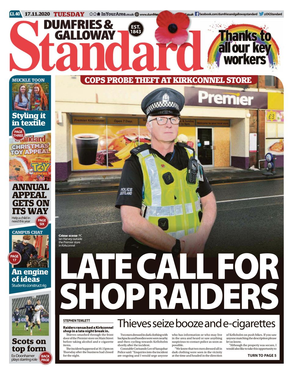 Dumfries and Galloway StandardNovember 17, 2020 Newspaper