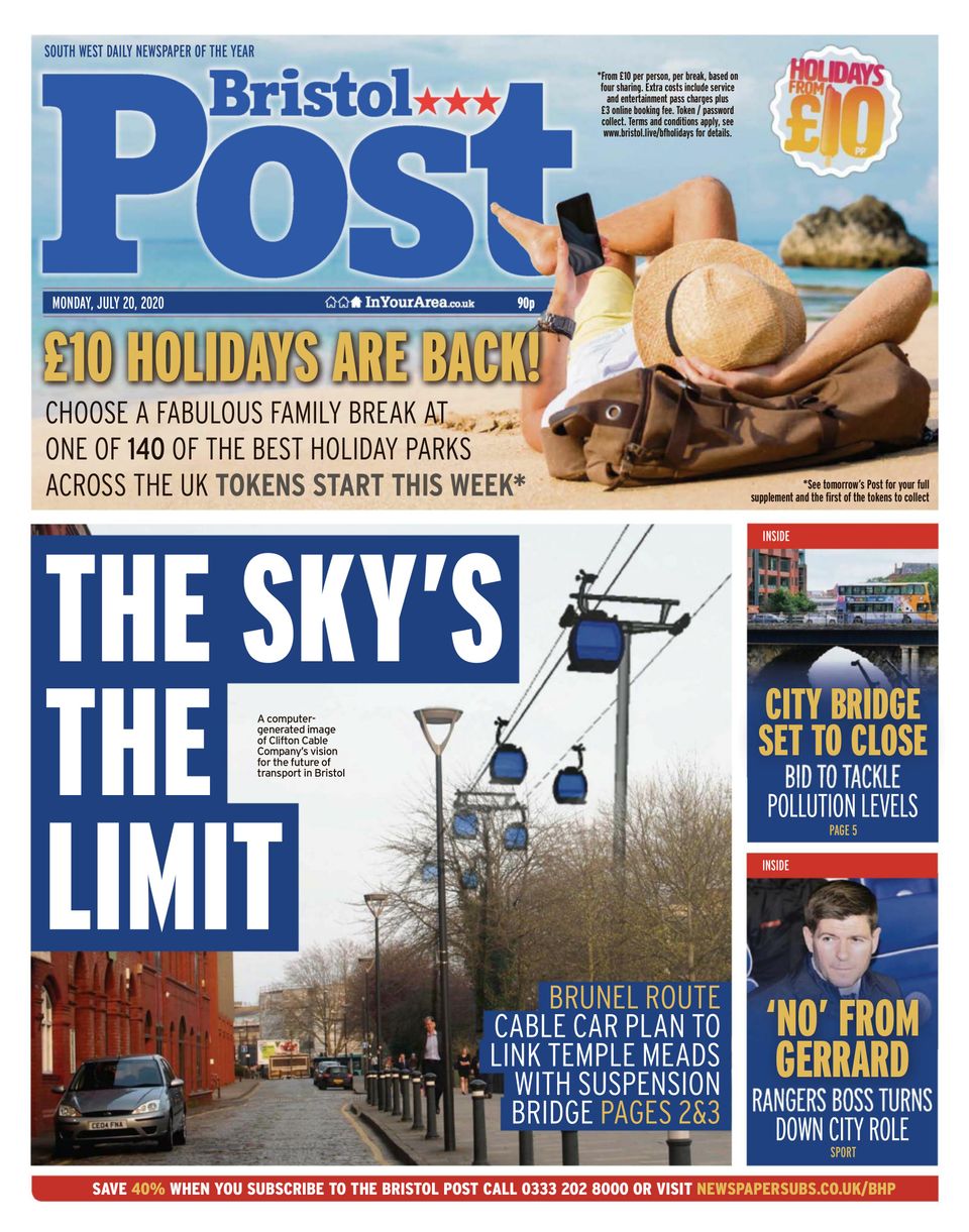 Bristol PostJuly 20, 2020 Newspaper Get your Digital Subscription