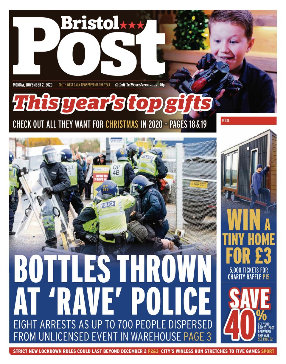 Bristol PostNovember 02, 2020 Newspaper Get your Digital Subscription