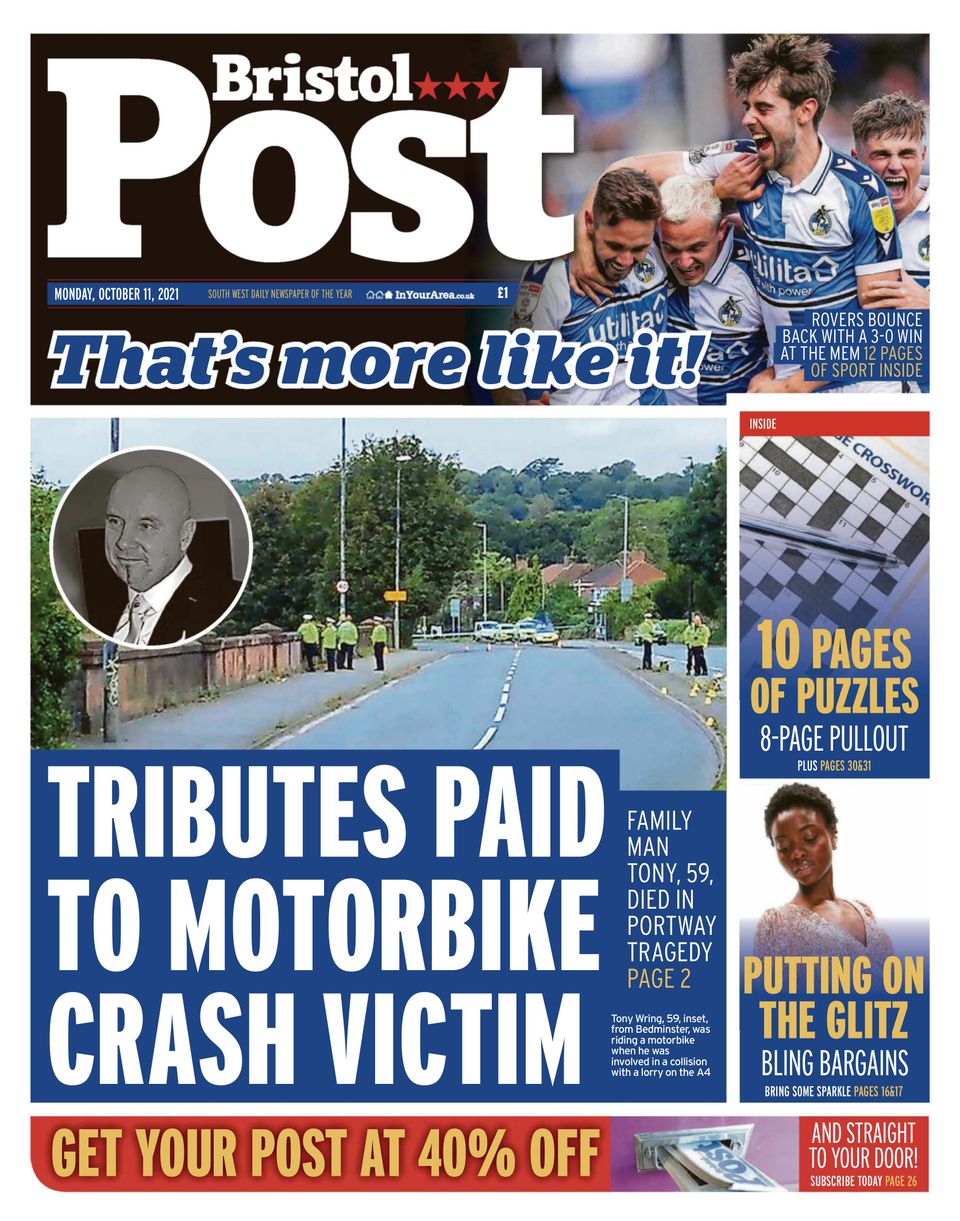 Bristol PostOctober 11, 2021 Newspaper Get your Digital Subscription