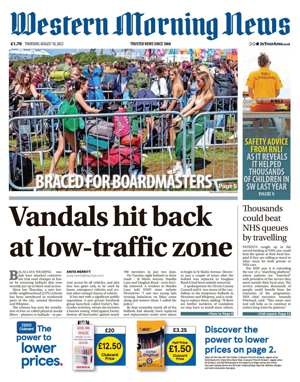 Western Morning NewsAugust 10, 2023 Newspaper