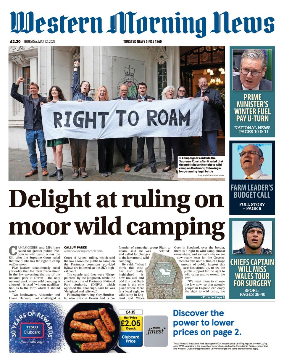 Get digital access to Western Morning News - May 22, 2025 issue ...