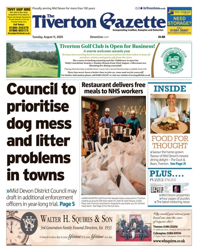 The Tiverton Gazette