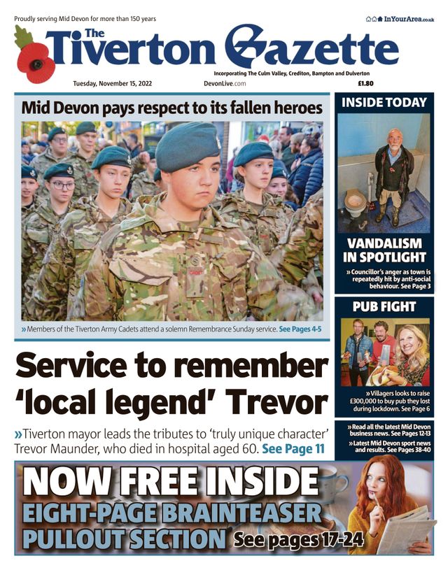 The Tiverton Gazette