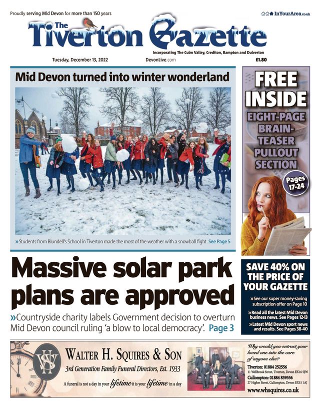 The Tiverton Gazette