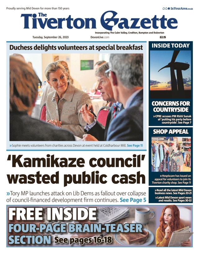 The Tiverton Gazette