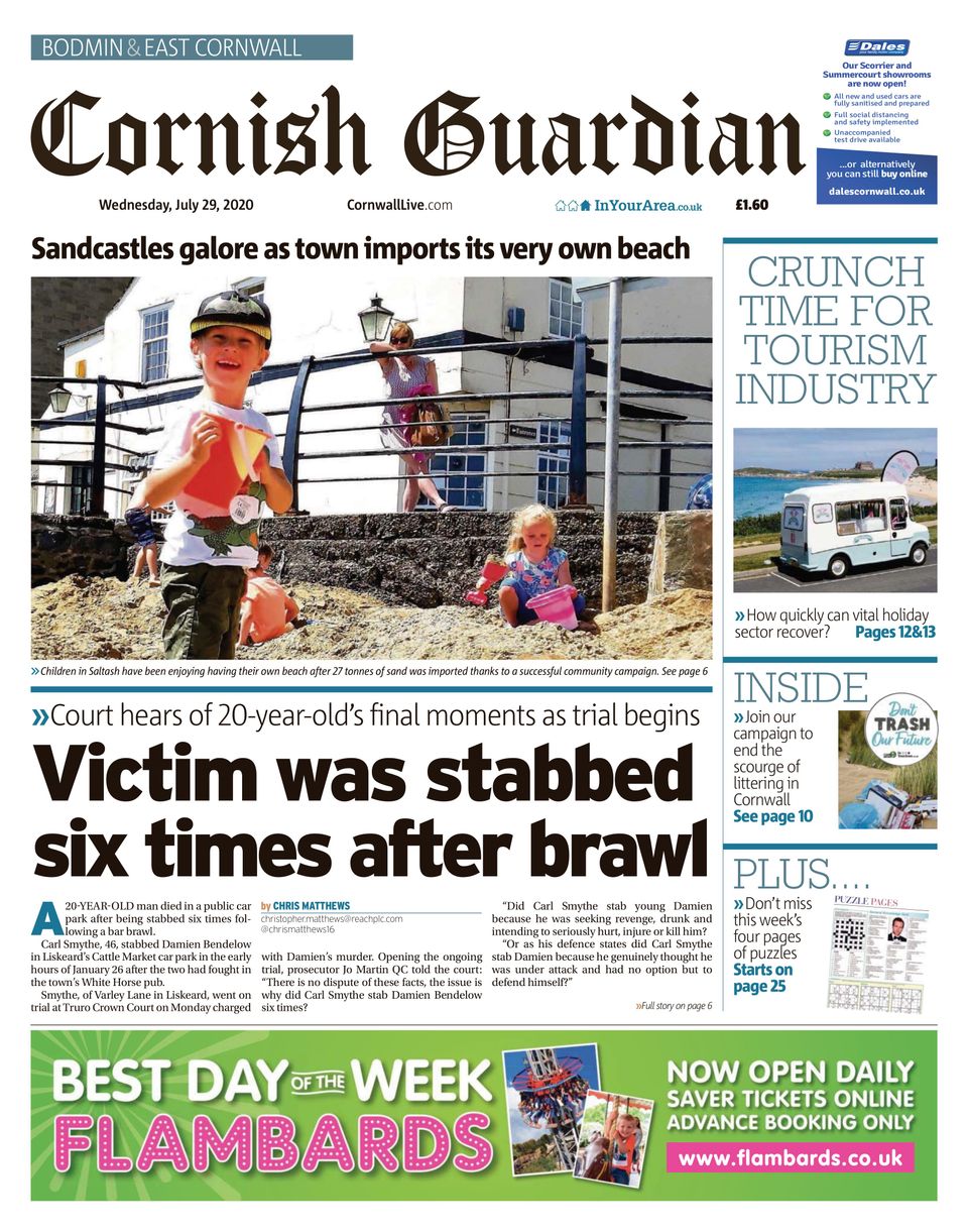 Cornish GuardianJuly 29, 2020 Newspaper Get your Digital Subscription