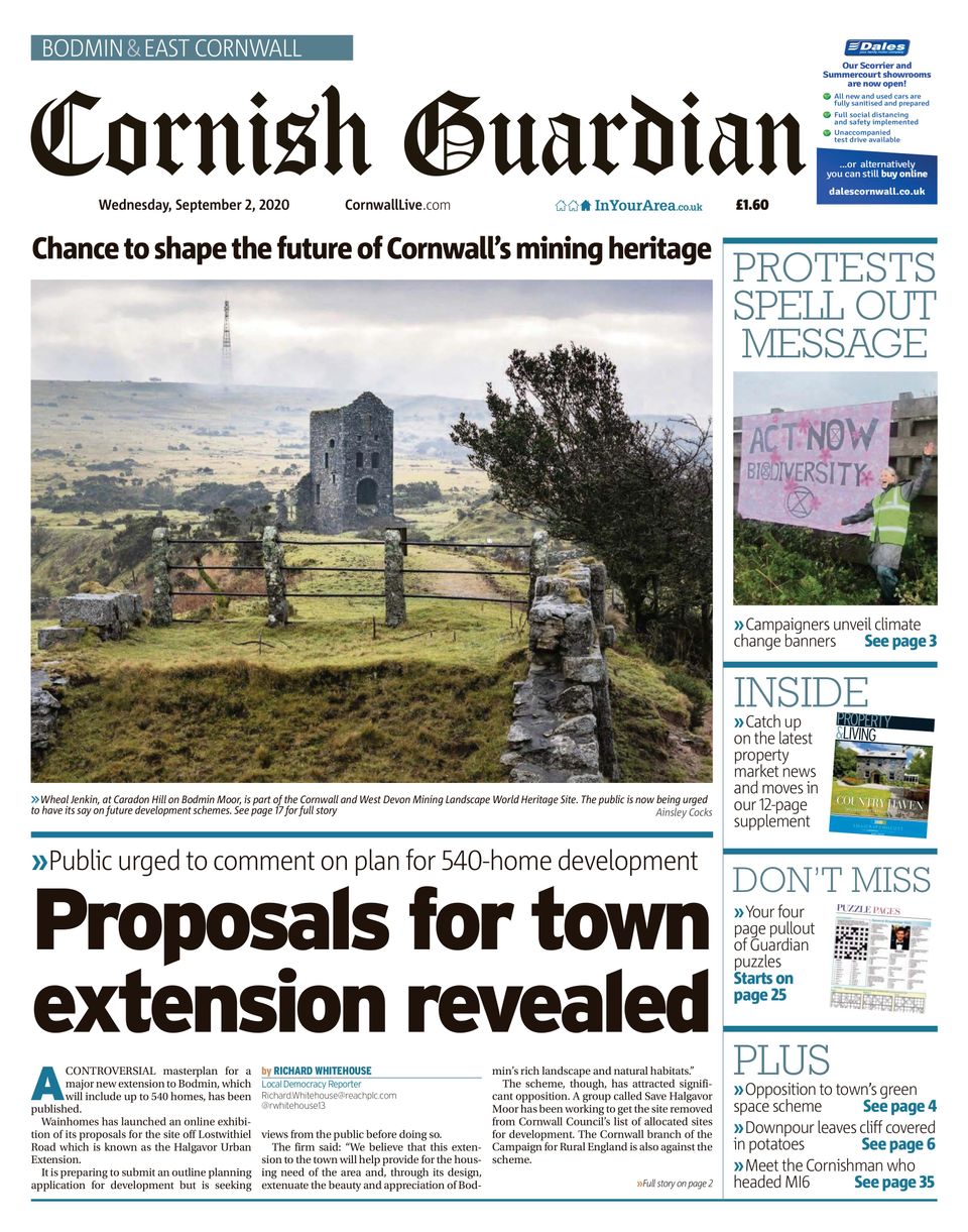 Cornish Guardian Newspaper Get your Digital Subscription