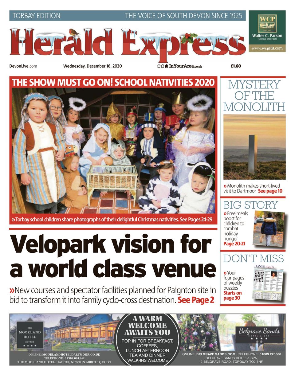 Herald ExpressDecember 16, 2020 Newspaper Get your Digital Subscription