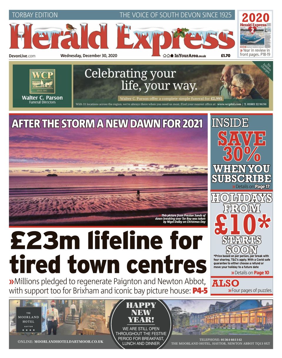 Herald ExpressDecember 30, 2020 Newspaper Get your Digital Subscription