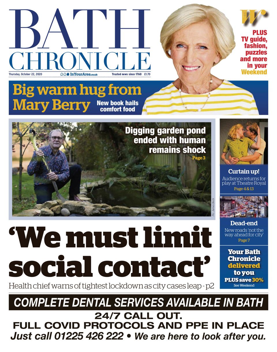Bath ChronicleOctober 22, 2020 Newspaper Get your Digital Subscription