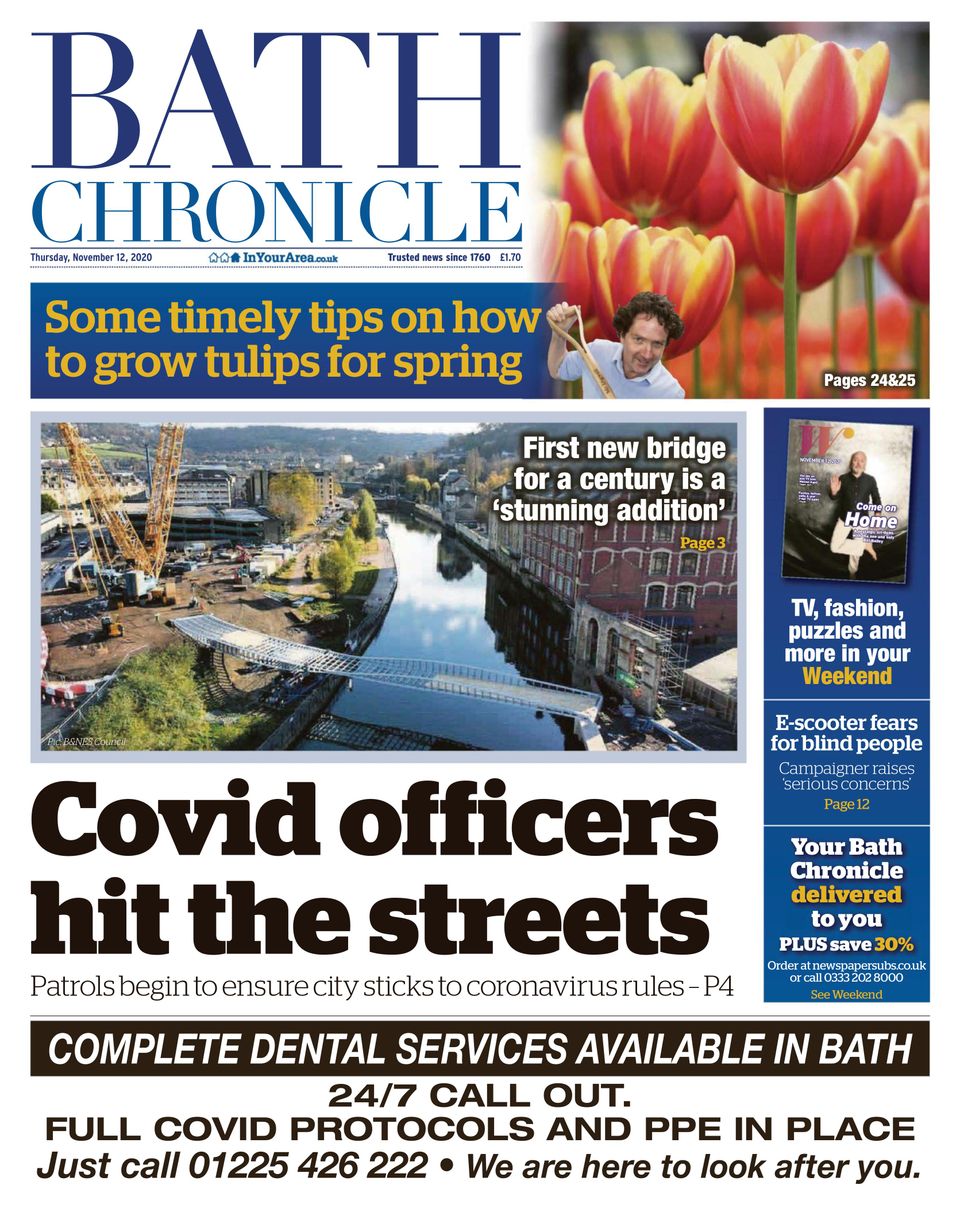 Bath ChronicleNovember 12, 2020 Newspaper Get your Digital Subscription