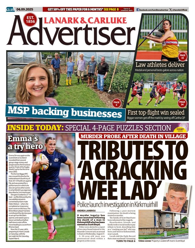 Lanark And Carluke Advertiser