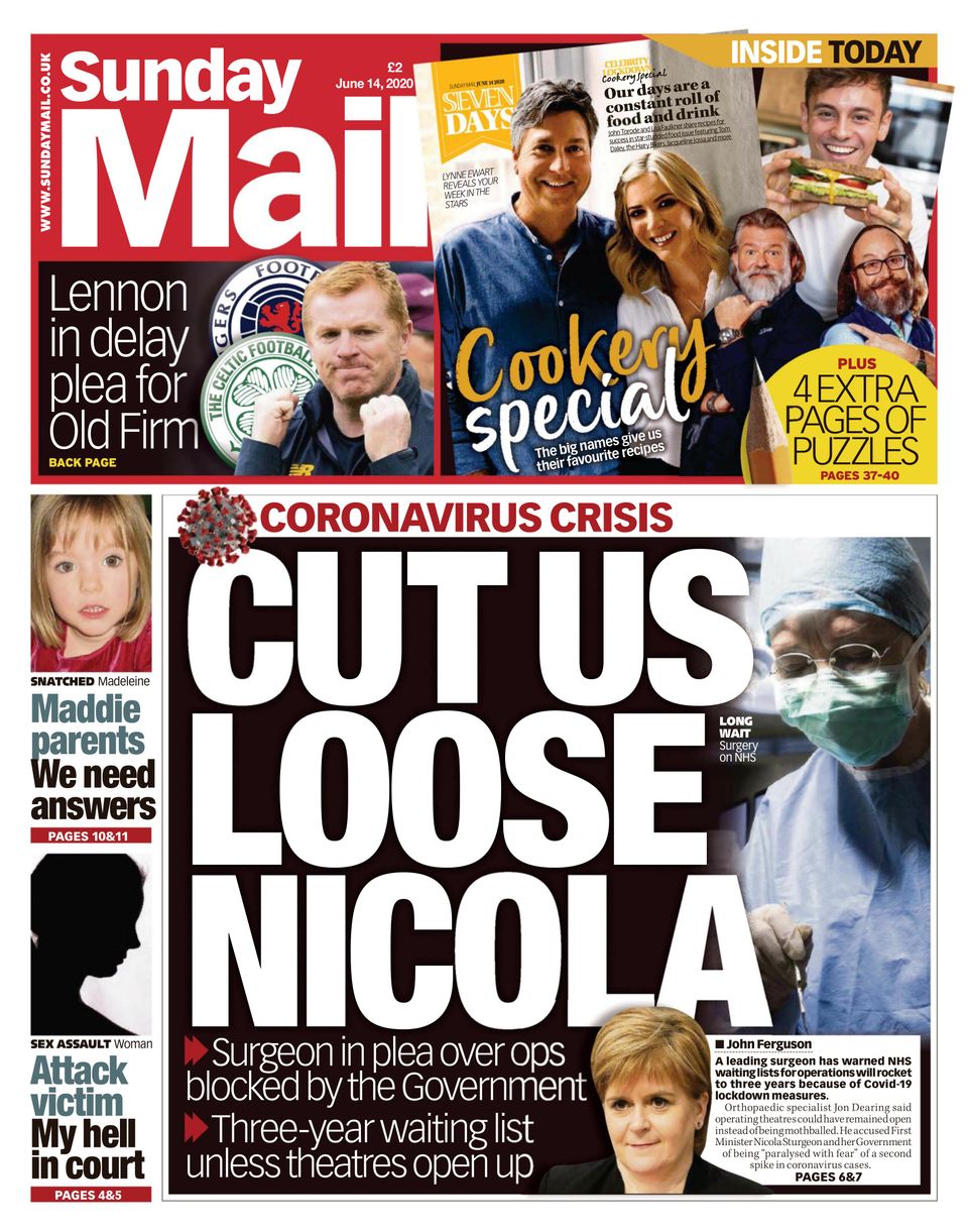 Sunday MailJune 14, 2020 Newspaper Get your Digital Subscription