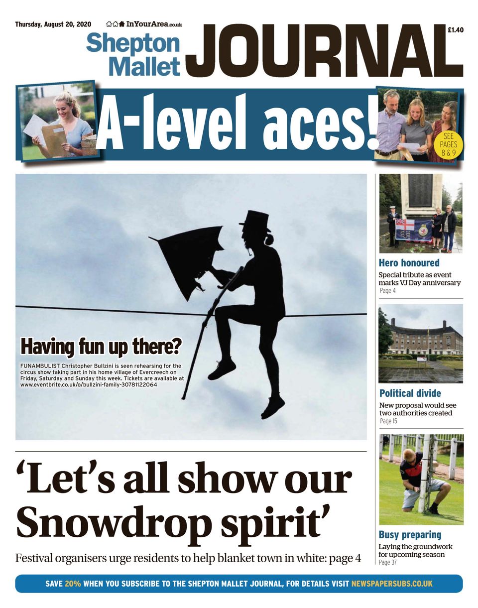 Shepton Mallet JournalAugust 20, 2020 Newspaper