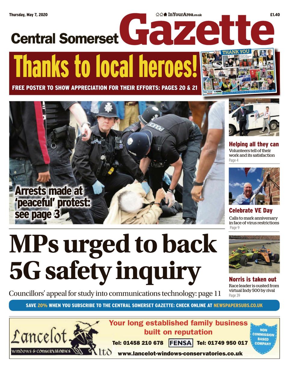 Central Somerset GazetteMay 7, 2020 Newspaper