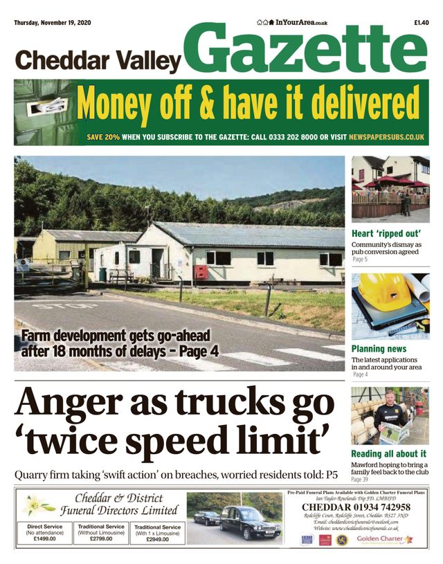 Cheddar Valley Gazette