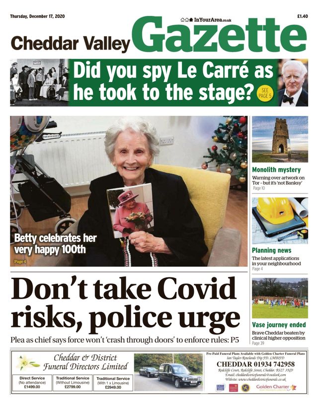 Cheddar Valley Gazette