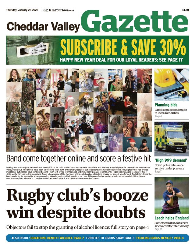 Cheddar Valley Gazette