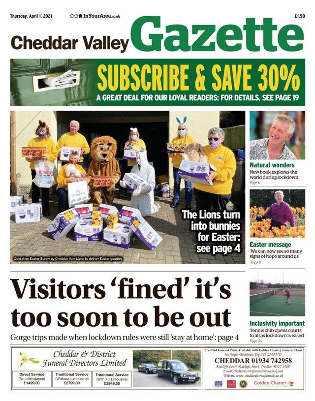 Cheddar Valley Gazette