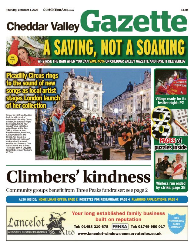 Cheddar Valley Gazette