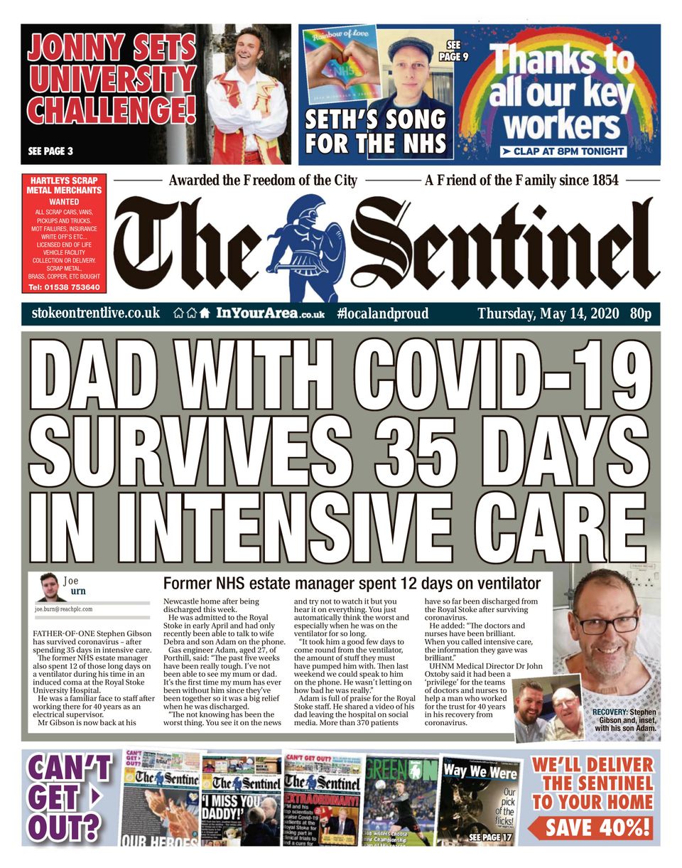 The SentinelMay 14, 2020 Newspaper Get your Digital Subscription