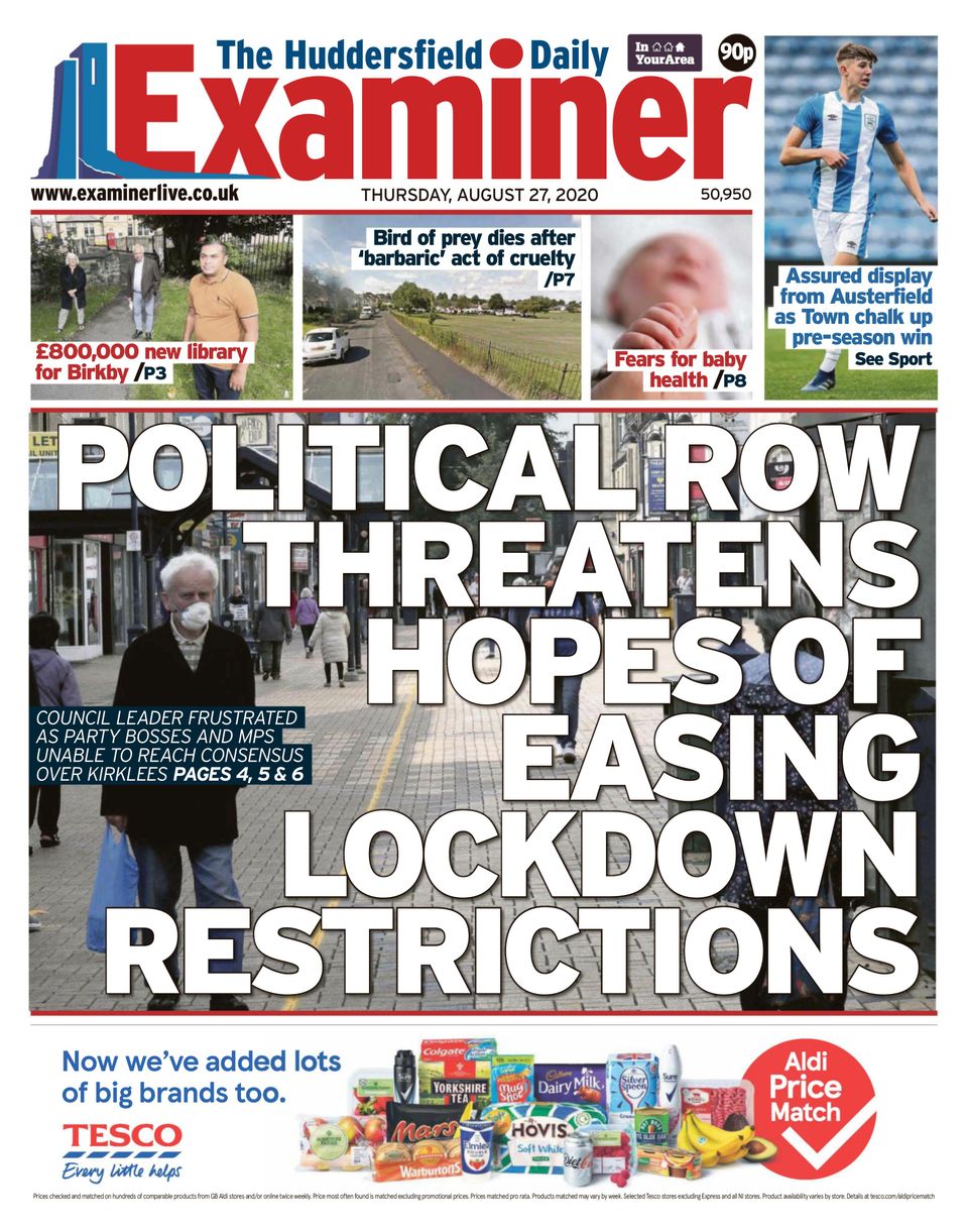 The Huddersfield Daily ExaminerAugust 27, 2020 Magazine